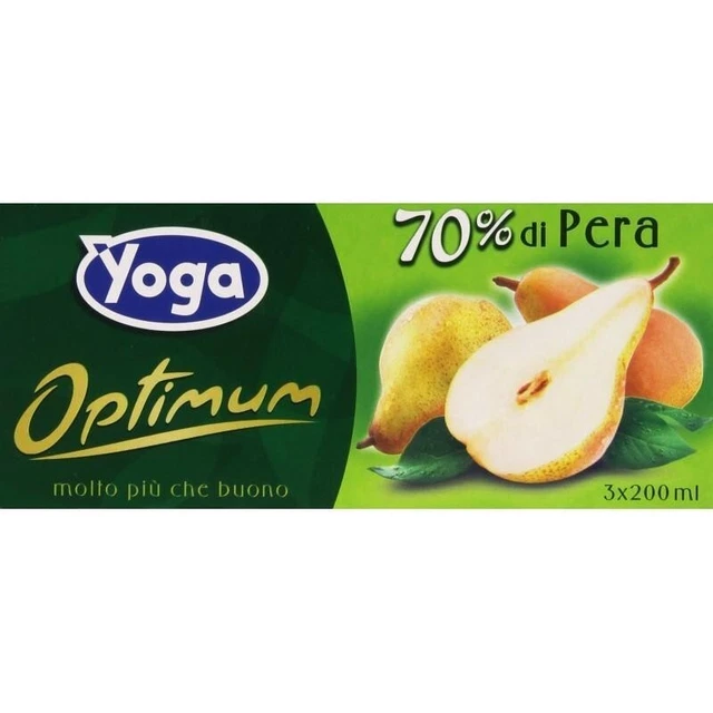 Yoga Succhi  Pera Ml. 200 X 3