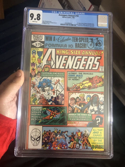 Avengers Annual #10 CGC 9.8 NM/M   WHITE   1st Appearance Rogue