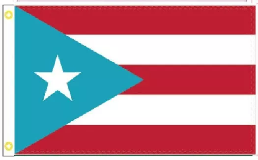 4X6 LIGHT BLUE Puerto Rico 1895 6X4 Flag ROUGH TEX® 100D W/ GROMMETS