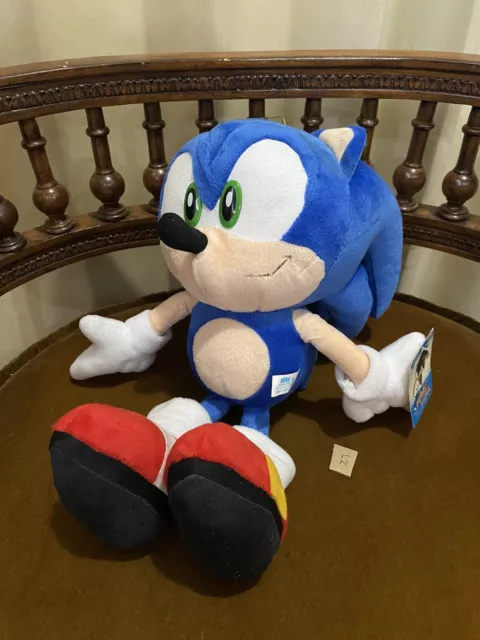 Sonic Adventure 2 SHADOW the Hedgehog SEGA Japan 2001 Plush Doll 15 TAG SA2