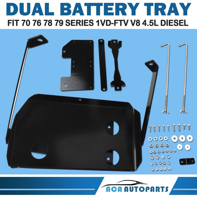 DUAL BATTERY TRAY Fit Toyota Landcruiser 70 78 79 Series Abs 4.5L V8 Tdi 1VdFtv 80.00