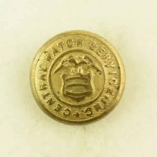 C.1900 Central Watch Services Inc Private Police Guard Button C1