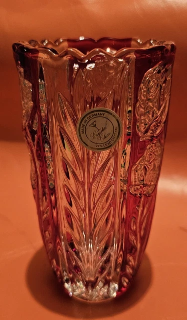 LEAD CRYSTAL VASE 24% Made In Germany $13.79 - PicClick CA