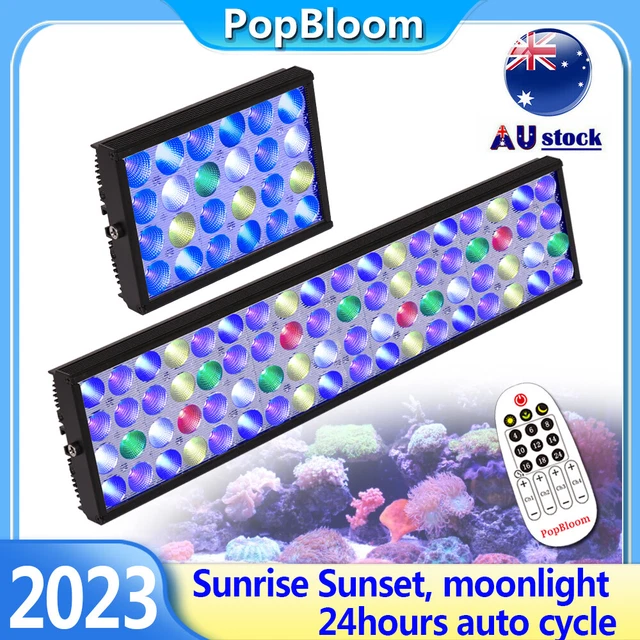 60 90 120cm Full Spectrum Aquarium LED Light Lighting Aqua Marine Fish Tank Lamp