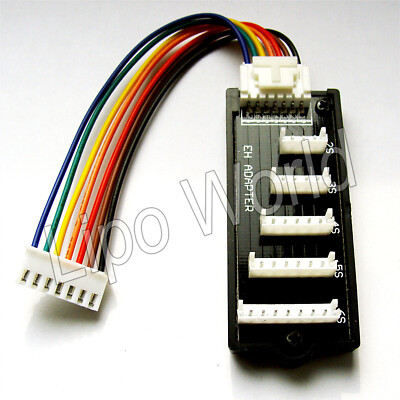 JST-EH SU EH 2S-6S Balancer Board adattatore Graupner Robbe Kokam LiPo