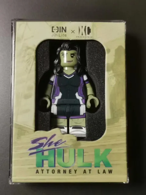 custom 3th party min brick minifigure jin' hulk