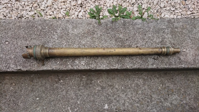 ANCIENNE LANCE D'INCENDIE N° 16 - Cuivre Et Laiton - Vintage Fire Hose