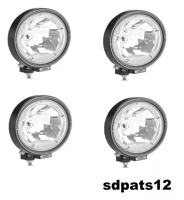 4x Höhepunkt Der Nebel- Halogen H1 12-24V Mit Augen Engelsflügel Führte Lkw Auto