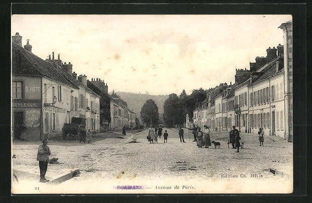 CPA Dormans, Avenue de Paris