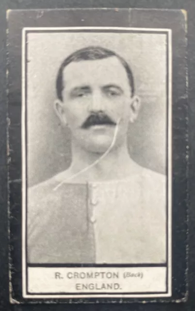 Wills Scissors International Footballers 1909/10 Bob Crompton Blackburn Rovers