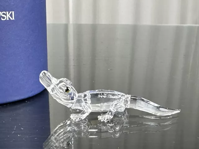 Swarovski Figur 221629 Krokodil 8,5 cm. Ovp und Zertifikat. Top Zustand 2