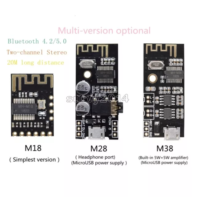 Wireless Bluetooth MP3 Audio Receiver board Module BLT 4.2 mp3 Lossless Decoder