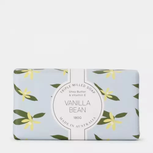 Triple Milled Bar Soap 180g - Vanilla Bean, Shea Butter & Vitamin E