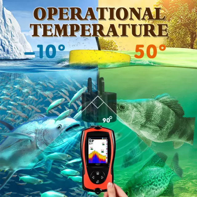 Portable Fish Finder Fish Finders Wired Fish Depth Finder Sonar Sensor Transduce 3