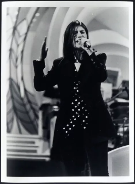 Vintage Press Photo Laura Pausini Festival By Sanremo 1994 FT 2484 - print
