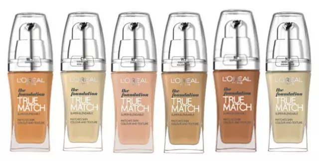 L'OREAL True Match Super Blendable Foundation SPF17 30ml - various shades