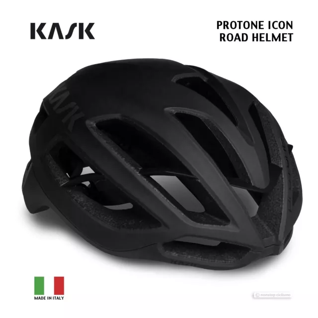 Neu Kask Protone Icon Straße Fahrradhelm: Mattschwarz