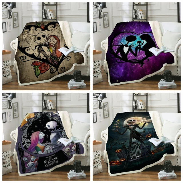 Jack skellington baby blanket best sale
