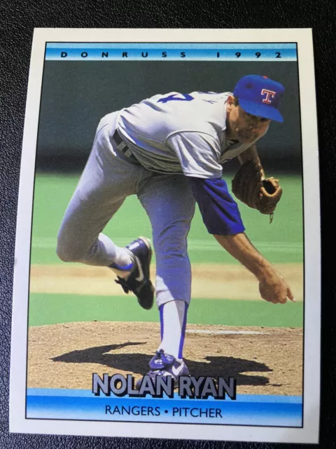 1992 Donruss Nolan Ryan Error Card! No Period After INC! HOF #707