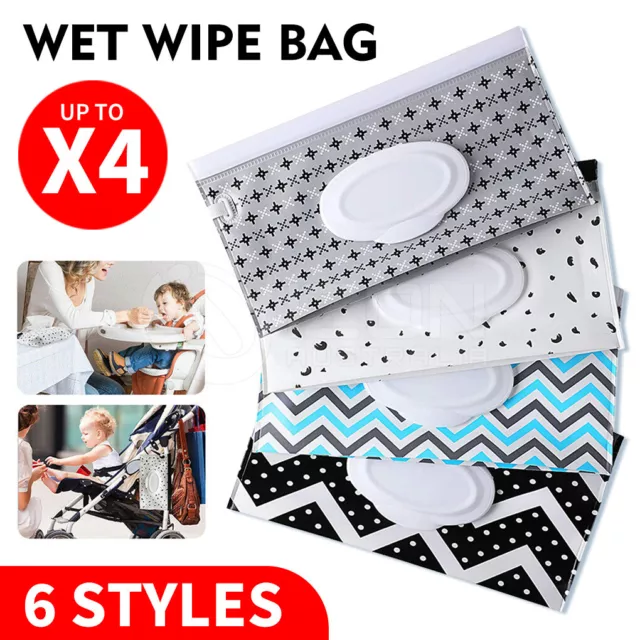 Dispenser Travel Wet Wipe Bag Pouch Baby Care Portable Tissue Case Holder Box