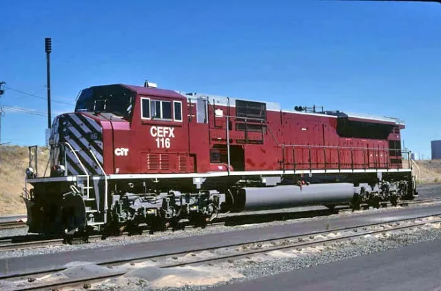 Cefx 116 @ Hinkle, Oregon_@ Hinkle, Or_Aug 30, 2000_Original Train Slide