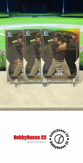2023 Bowman Draft - Chrome Refractor #BDC-157 Jackson Merrill (RC) For