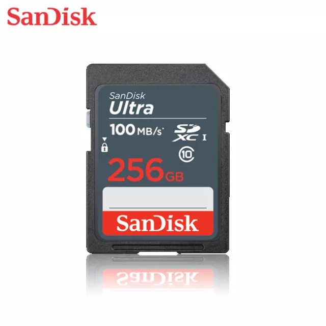 SanDisk 256Go Ultra Class 10 C10 UHS-I SD 100MB/s SDXC Carte Mémoire 2