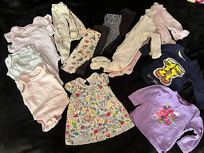 Girls Clothing Bundle età 3-6 mesi, Gilet, Pigiami, leggings, Top