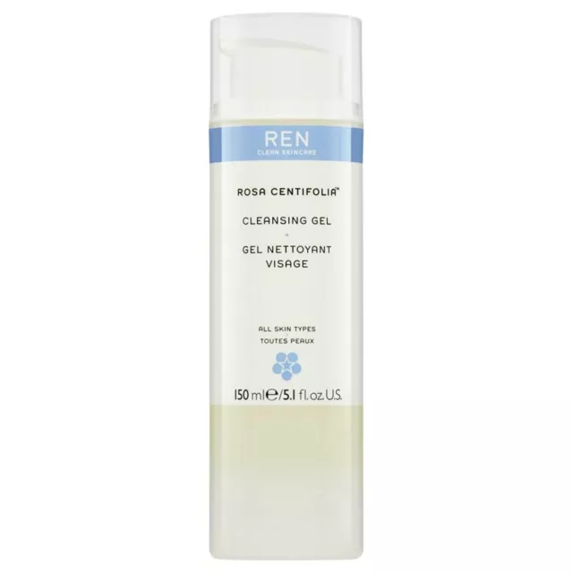 REN Clean Skincare Face Rosa Centifolia  Gentle Cleansing Gel 150ml for her