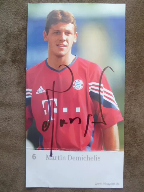 Martin Demichelis (6) - Original signiert - Bayern München Saison 2003/2004