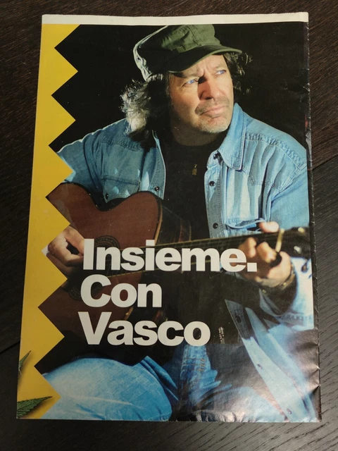 VASCO ROSSI FLYER 2004 Buoni o cattivi CONCERTO CD Radicali Emma Bonino Pannella