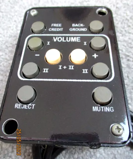 NSM Jukebox Remote Volume Control (wired) Performer, Hyperbeam, Wizard, Tested.