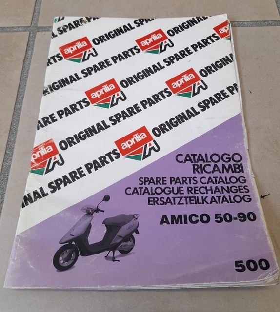 Aprilia Catalogo Ricambi Originale Scooter Amico 50 1990