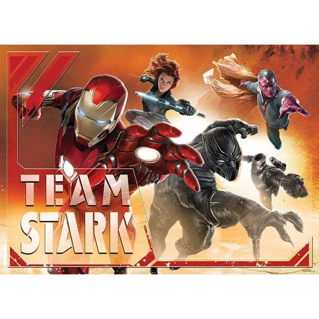 Papier peint M Iron Man Team Marvel intisse160X115 CM