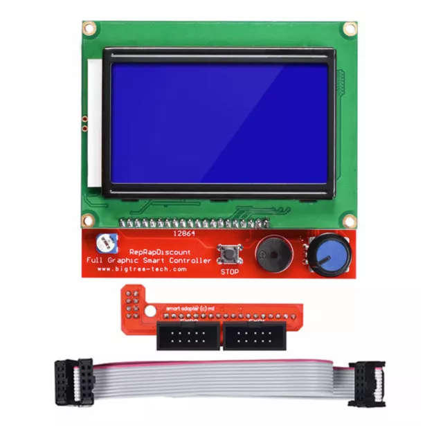 Full Graphic Smart Controller 12864 LCD Display for RAMPS 1.4 RepRap 3D Printer