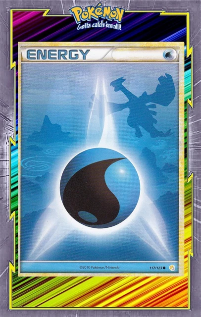 Energy Eau - HS:HeartGold SoulSilver - 117/123 - Carte Pokemon Française