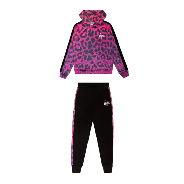 Hype Girls Leopard Print Tracksuit (HY8724)