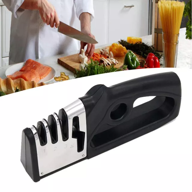 4 in 1 Knife Sharpener Kitchen Tool Scissors Diamond Knife Sharpening Handheld