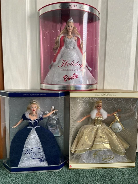 vintage lot of barbies & ken dolls