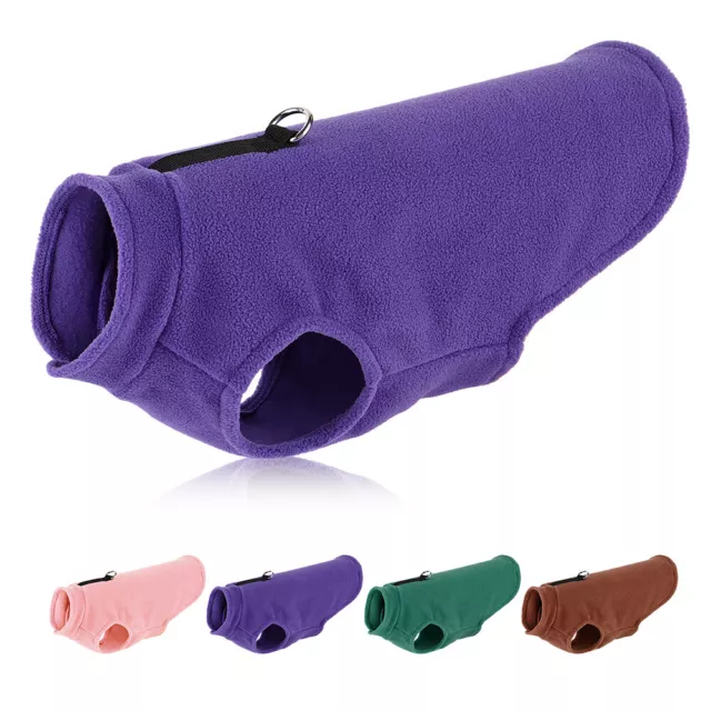 Pet Dog Warm Coat Fleece Jacket Jumper Sweater Winter Clothes Puppy Vest Outfit