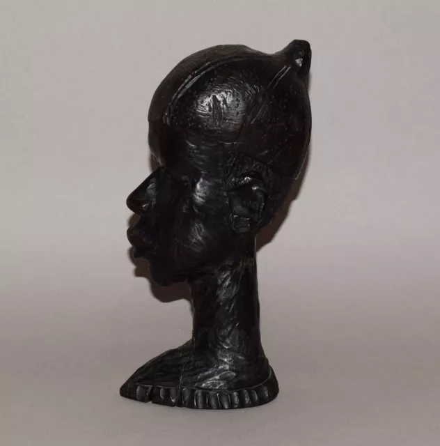 Art africain - Buste africain en bois sculpté