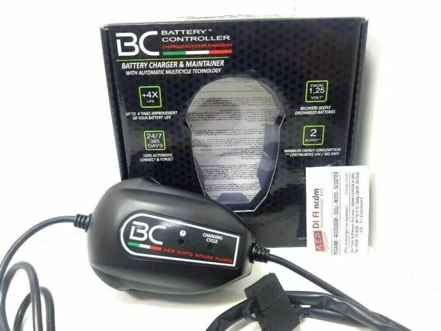 Chargeur de Batterie BC EASY 4 Mainteneur Moto Scooter