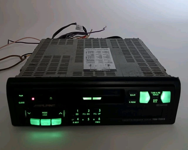 当時物 アルパイン TDM-7535J CDM-5983 昭和 平成 当時物 アルパイン