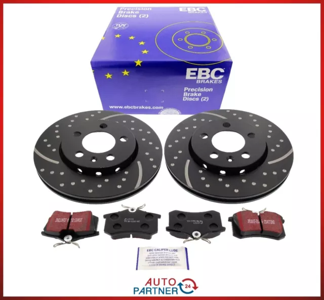 EBC Turbogroove Scheiben & Beläge für Audi S3 TT Golf IV R32 LEON CUPRA 1KF