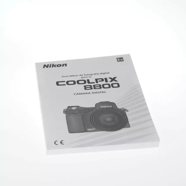 Nikon Coolpix 8800 VR 8.0 Megapixel Digital Camera User Manual In Spanish