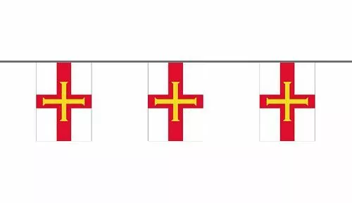 Fahnenkette Guernsey 6 m Fahne Flagge Flaggenkette