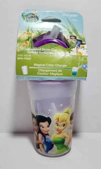 The First Years Disney Fairies Tinkerbell Magical Color Change 9 Oz Sippy Cup