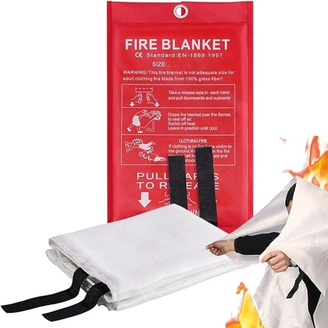 Kitchen Fire Blanket 1*1m Fire Suppression Blanket  Camping