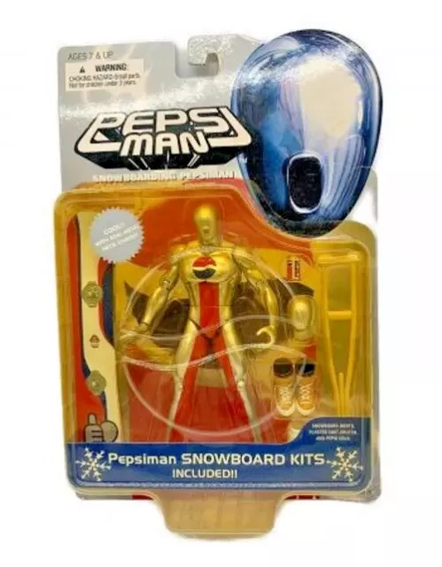 Vintage Pepsi Man Snowboarding Pepsiman Snowboard Kits Ultra Free Pose Figure