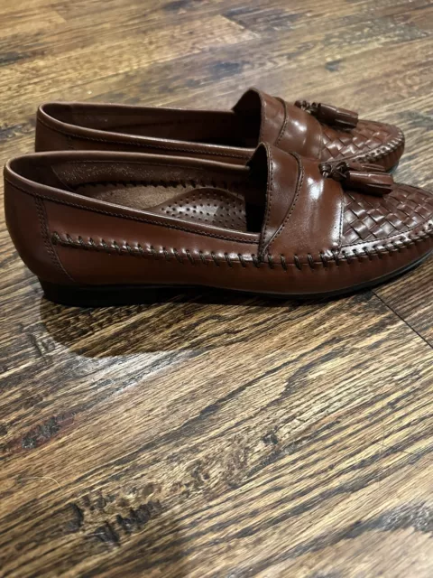 NEW G.H. BASS TASSEL LOAFERS WOVEN LEATHER 11 M No Box $95.00 - PicClick